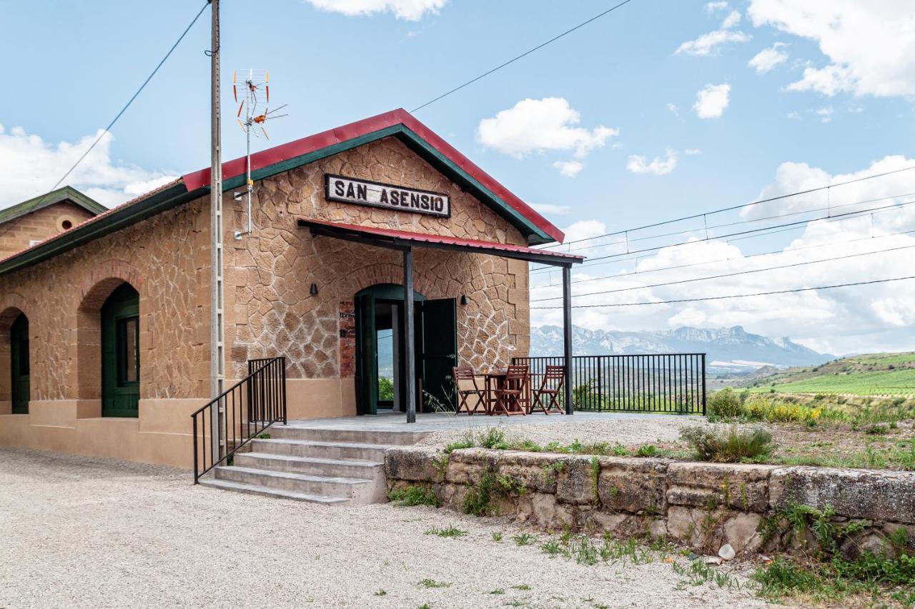 La Estacion De San Asensio Villa Bagian luar foto